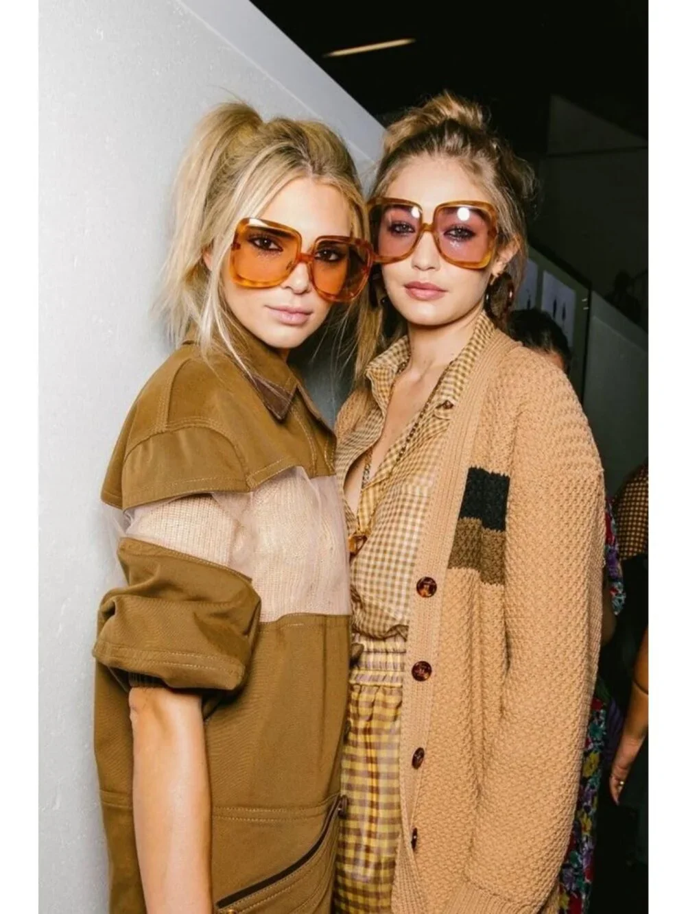 Trendy Oversized Polarized Square Sunglasses for Women - Retro Vintage Shades